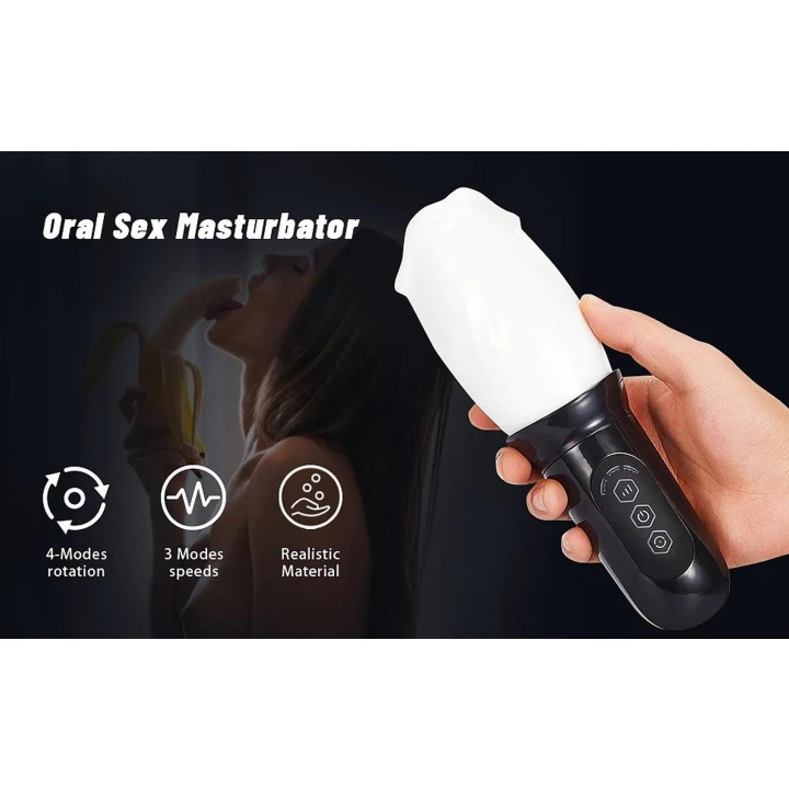 Masażer obrotowy do masturbacji - Automatyczny, wodoodporny, z różnych prędkości