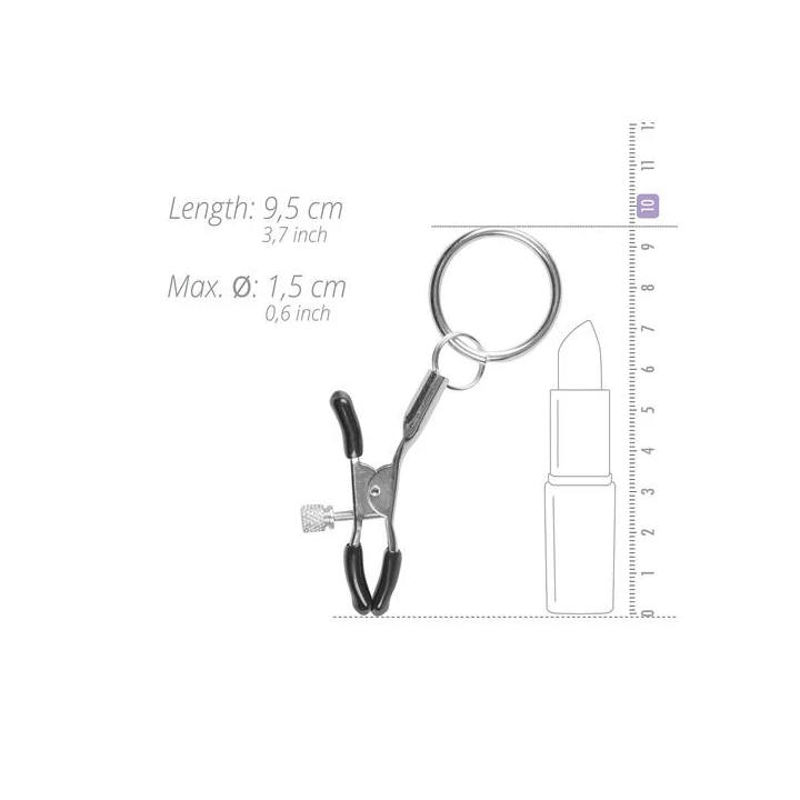 Zaciski na sutki metalowe EasyToys z regulacją nacisku i pierścieniami pomocniczymi