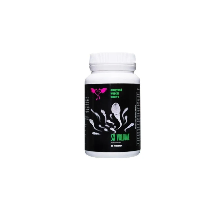 Suplement diety SX Volume - 60 tabletek, naturalne składniki, wsparcie płodności mężczyzn
