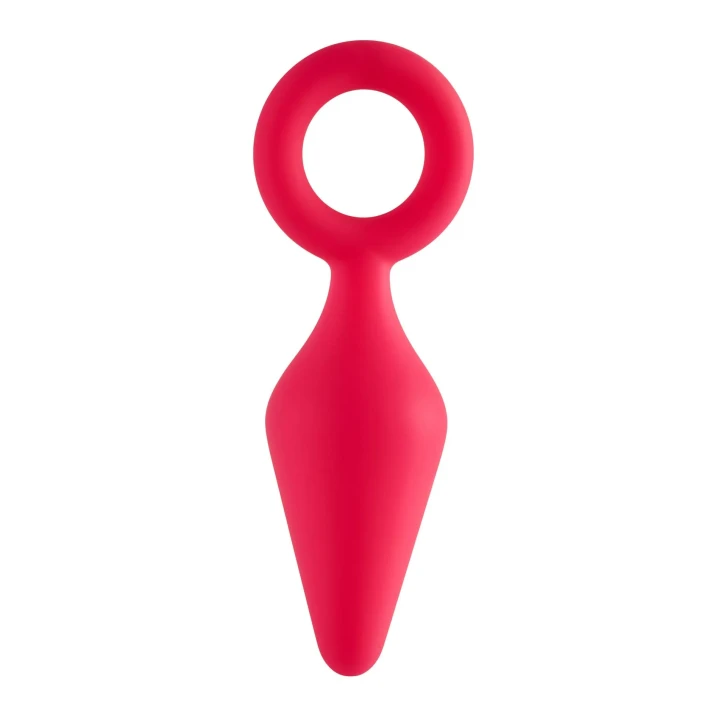 Korek analny Dreamtoys Love Signal – silikonowy, IPX8, 9 cm, pierścień bezpieczeństwa