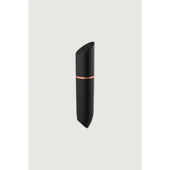 Wibrujący pocisk Rocket Black, 10 trybów, ładowanie USB, wodoodporny IPX5