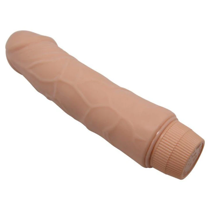Dildo BAILE - JEFF, 19,5 cm, wibrujący, ABS, TPR, różne prędkości wibracji