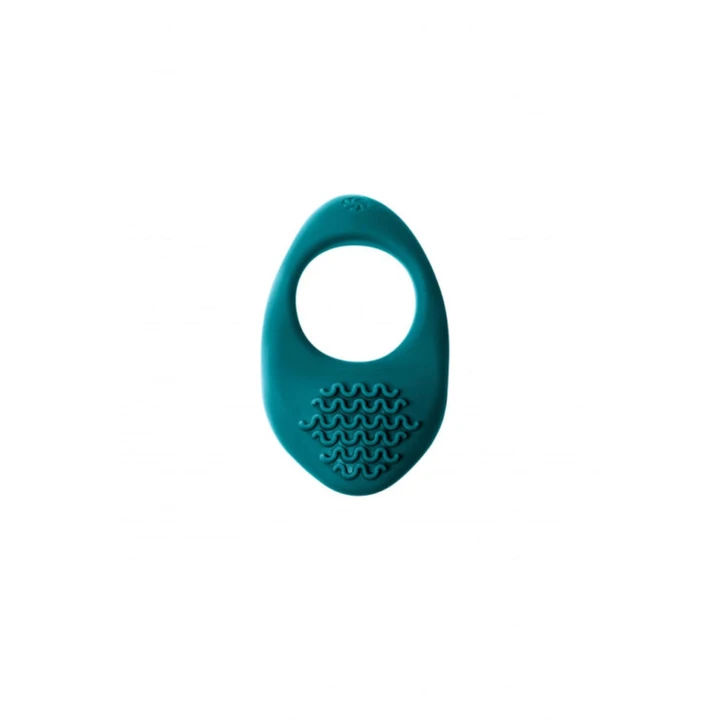 Pierścień wibracyjny do erekcji Lola Games Pure Passion, zielony, elastyczny silikon