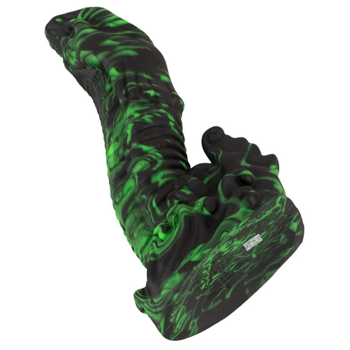 Dildo Beasty Cocks Lizard Peak, silikonowy, 22 cm długości, przyssawka