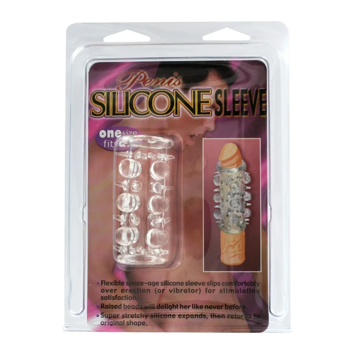 Nakładka na penisa TPE - 8cm długości, 2.2cm średnicy, stymulujące wypustki