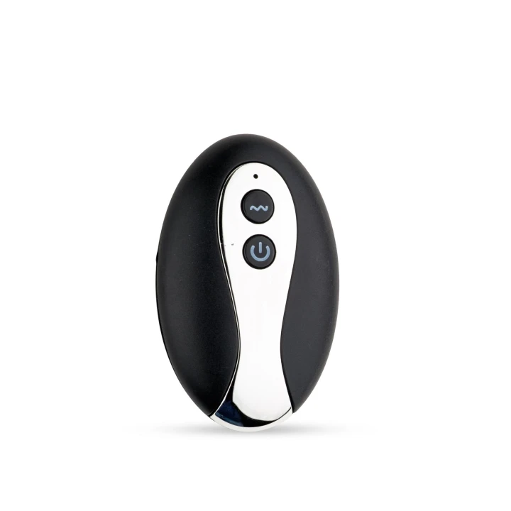 Wibrator analny (butt plug) Metal Series – pilot, 10 trybów, ładowanie magnetyczne