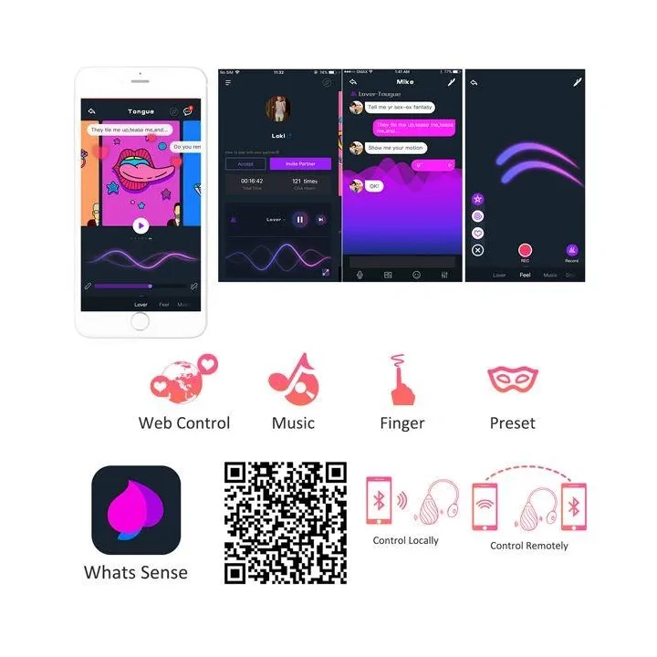 Jajko miłości Magic Motion - silikonowe, sterowanie aplikacją, 10 trybów wibracji