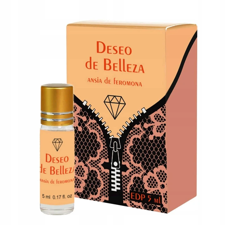 Perfumy AURORA, Feromony DESEO DE BELLEZA 5ml, z nutami jaśminu i czekolady