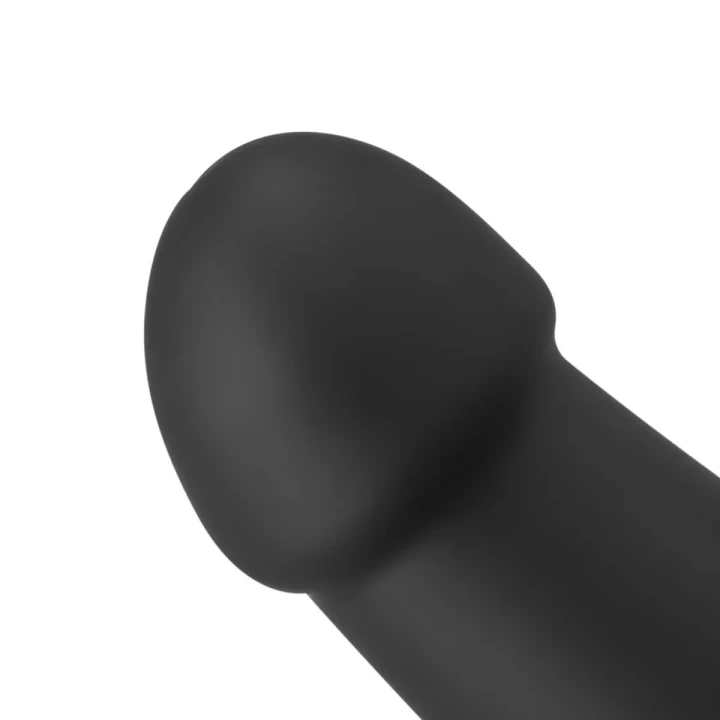 Dildo NO-PARTS Charlie 14,5 cm - ergonomiczny, z silikonu, czarny