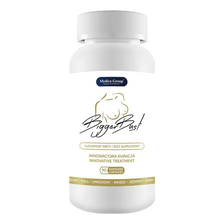 Suplement diety - Bigger Bust - kapsułki z fitoestrogenami na powiększenie biustu