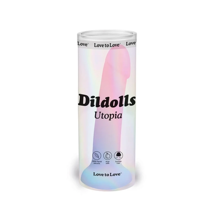 Dildo DILDOLLS UTOPIA, długość 14 cm, 100% płynny silikon, wodoodporny