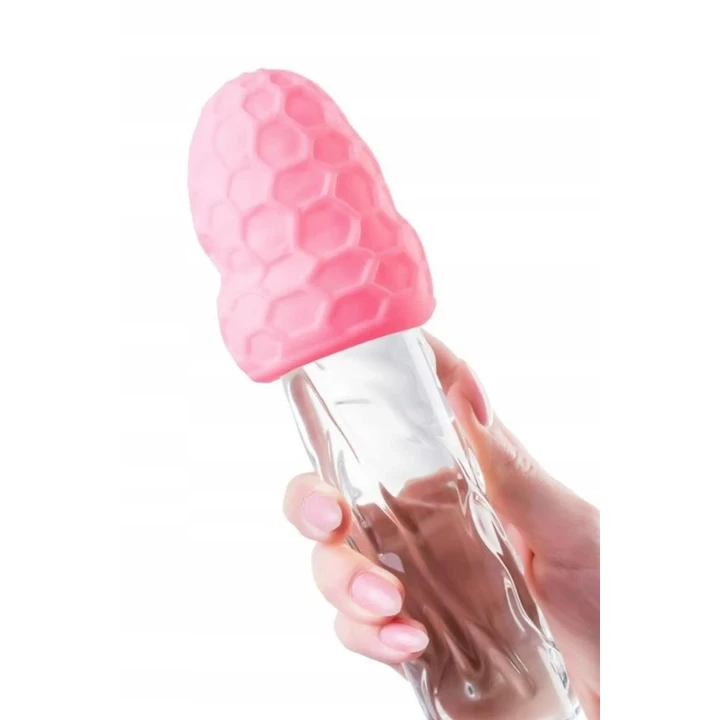 Masturbator A-Toys, TPE, 8 cm długości, elastyczny, dwustronna tekstura