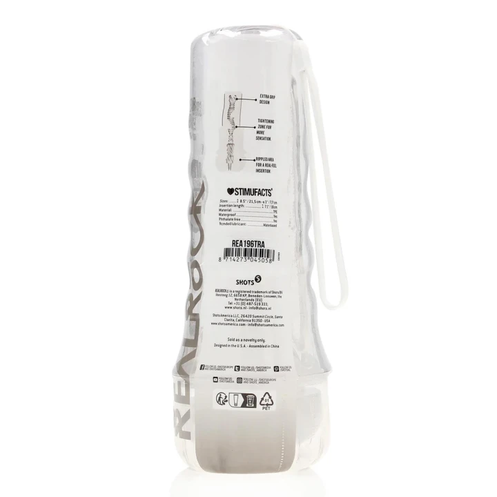 Masturbator - Easy Rider - TPE, 21,5cm długości, przezroczysty