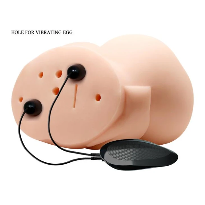 Wibrator podwójny CRAZY BULL z realistycznym materiałem TPR i wibracjami