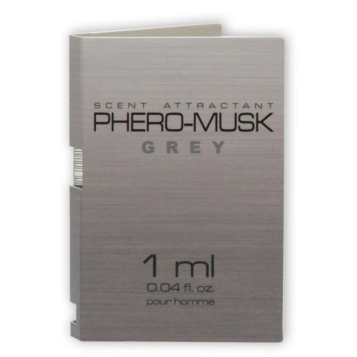 Feromony - PHERO-MUSK GREY, 1ml, nowoczesny zapach o intensywnym efekcie przyciągającym