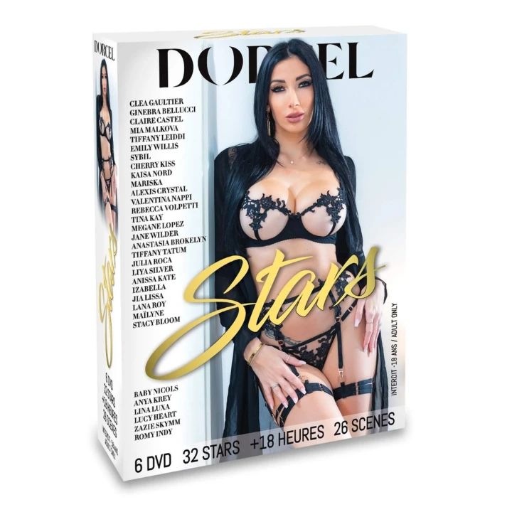 Filmy erotyczne Marc Dorcel 18+ – STARS COLLECTION – zestaw 6 płyt DVD