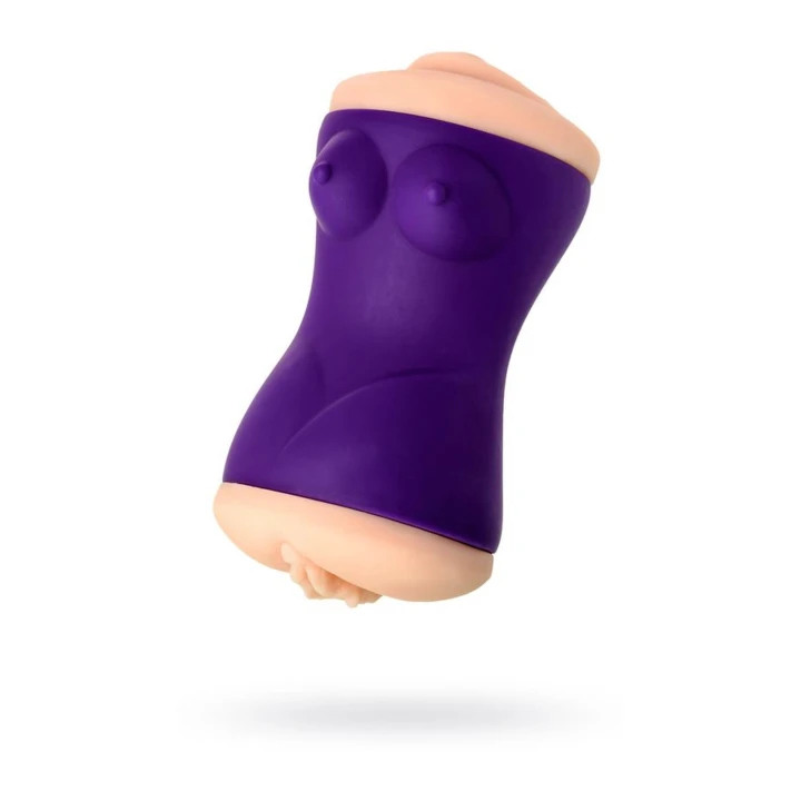 Masturbator dwustronny JOS Yara, TPR, 17,5 cm, realistyczne tekstury