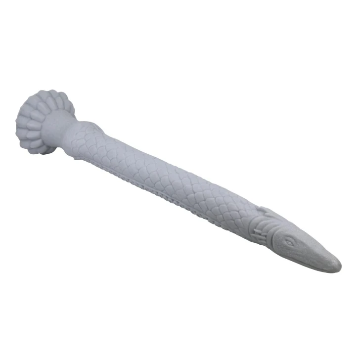 Dildo Power Monsters Basilisk, 43 cm, pofalowana tekstura, silikon medyczny