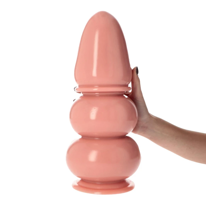 Korek analny MONOLITE Nambung 11-14,5 cm, 35,5 cm, PVC, z przyssawką