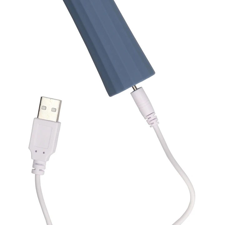 Wibrator Wand Loveline z Silikonu - Potężny, Wibrujący, Nieruchoma Rączka