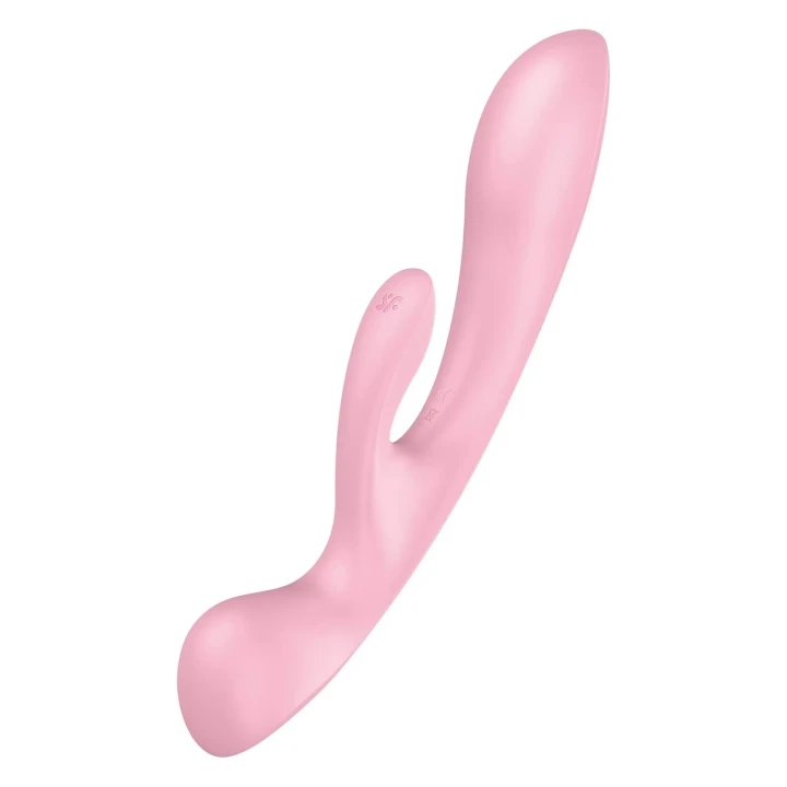 Wibrator króliczek Satisfyer Triple Oh - 3 silniczki, 12 trybów, wodoodporny IPX7