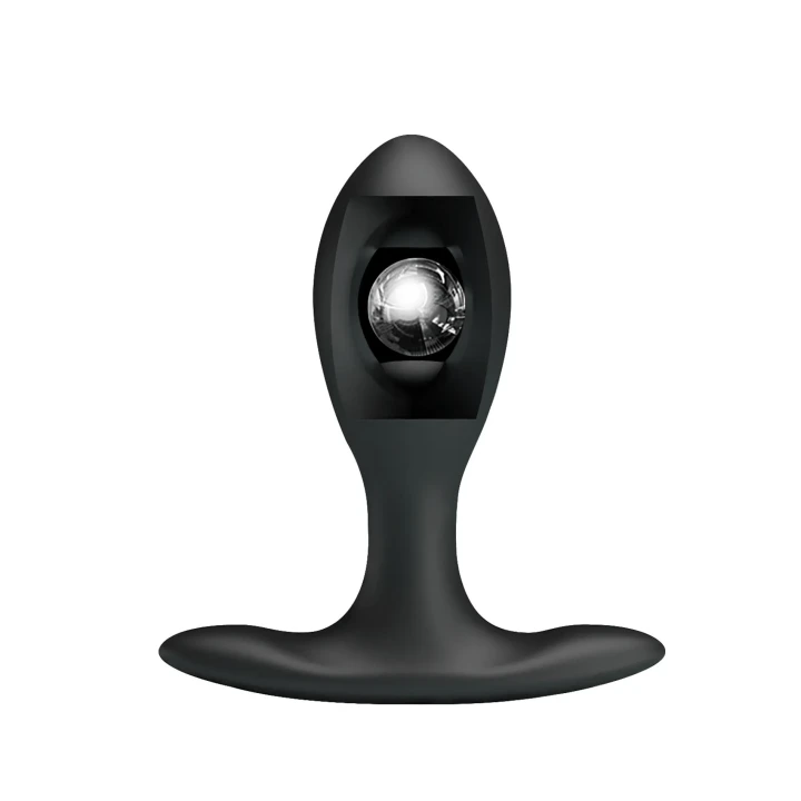 Plug analny nadmuchiwany Mr. Play - silikonowy, 3,2 cm, z zaworem bezpieczeństwa