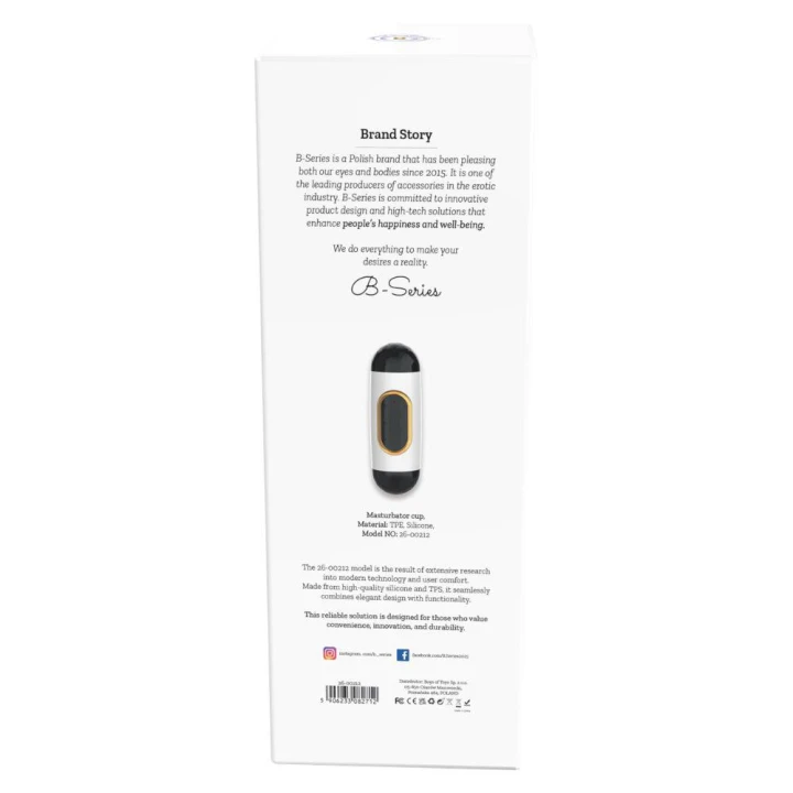 Masturbator - Dual Sensation, TPE/Silikon, 22 cm, Elastyczny, Cichy