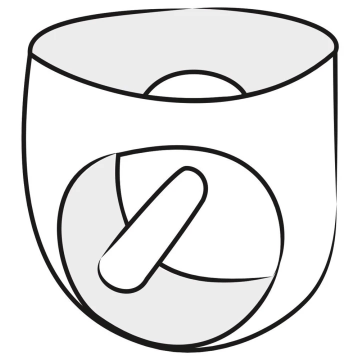 Slipy lateksowe z dildo analnym 14 cm M/L - Fetyszyzm, 100% Lateks