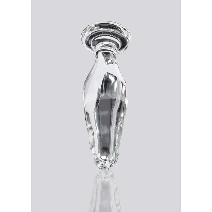 Plug analny TOYJOY GLASS WORXX, szklany, wodoodporny, 12 cm, łatwy w użyciu