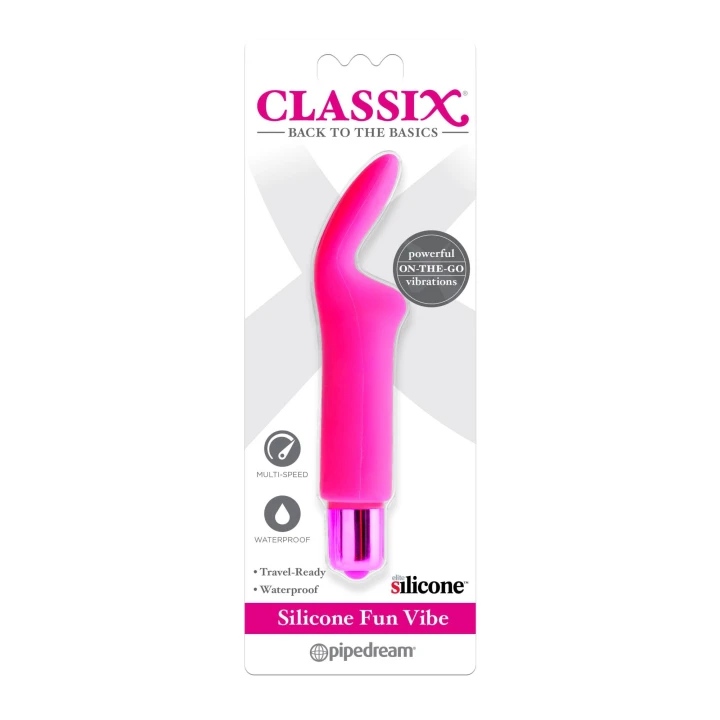 Stymulator silikonowy Fun Vibe - Wodoodporny, wielofunkcyjny z wibracjami 10 trybów