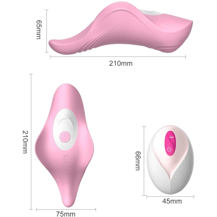 Wibrator panty - Wearable Impulse, silikonowy, 9 trybów, wodoodporny