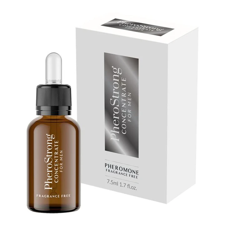 Pheromony - PheroStrong Męski Koncentrat 7,5 ml - Silne Feromony, Przyciąganie, Pewność siebie