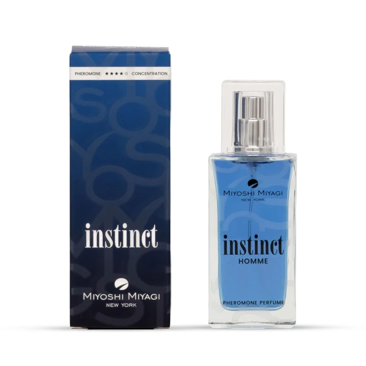 Perfumy dla mężczyzn Miyoshi Miyagi INSTINCT 50ml z feromonami i atrakcyjnym zapachem