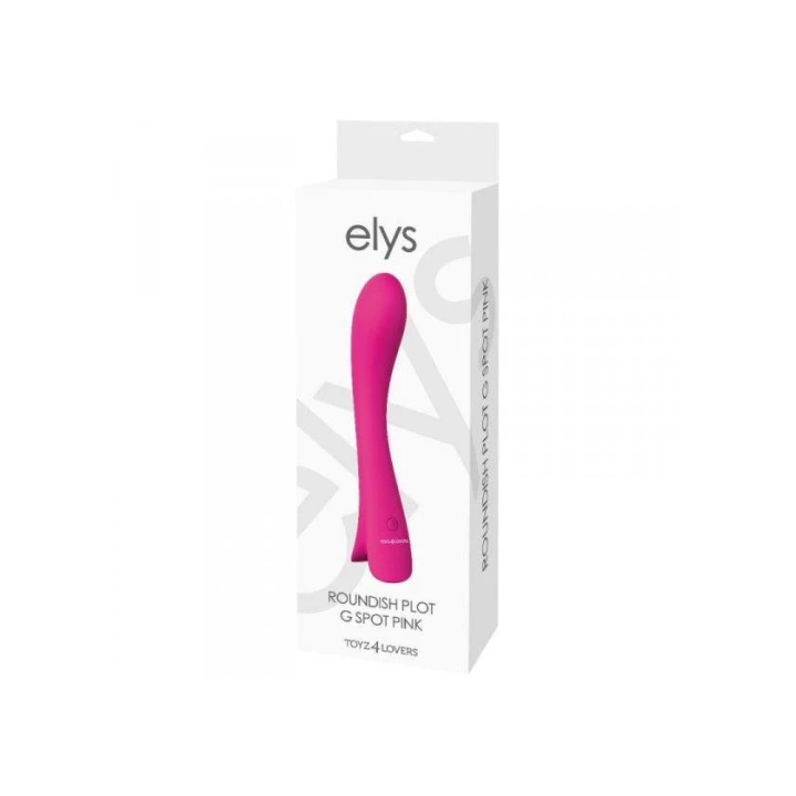 Wibrator ELYS - Wodoodporny, Regulacja obrotów, Gładka powłoka, Różowy