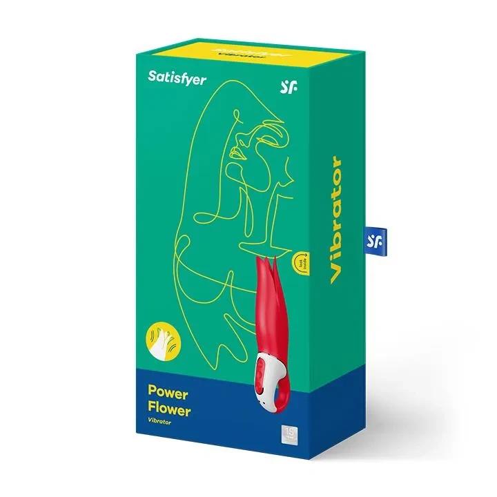 Wibrator – Satisfyer Vibes Power Flower, 12 programów wibracji, wodoszczelny IPX7