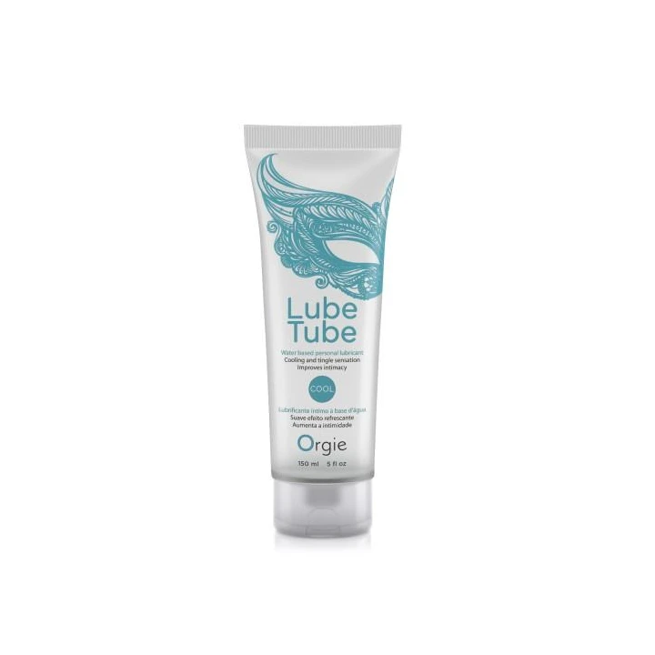 Żel nawilżający LUBE TUBE COOL - 150 ML, bezzapachowy, efekt chłodzenia, łatwy do czyszczenia