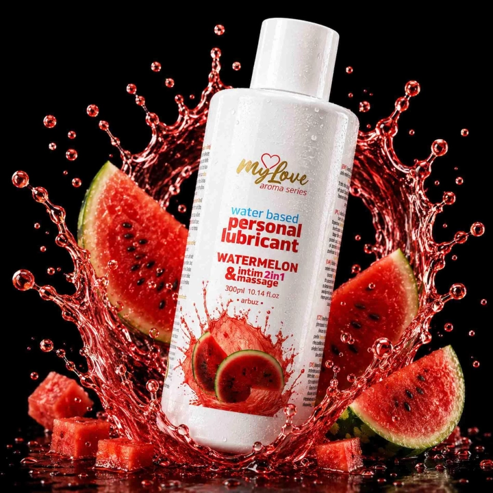 Żel intymno-masujący 2w1 MyLove Aroma Watermelon, wodny, arbuzowy, 300 ml