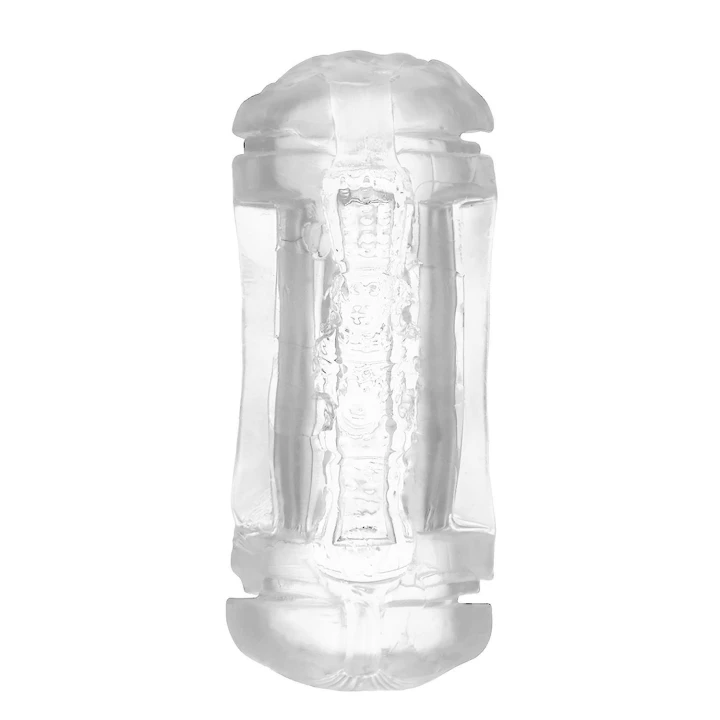 Masturbator podwójny Sophia, TPE, otwór 15,5 cm, ergonomiczny uchwyt