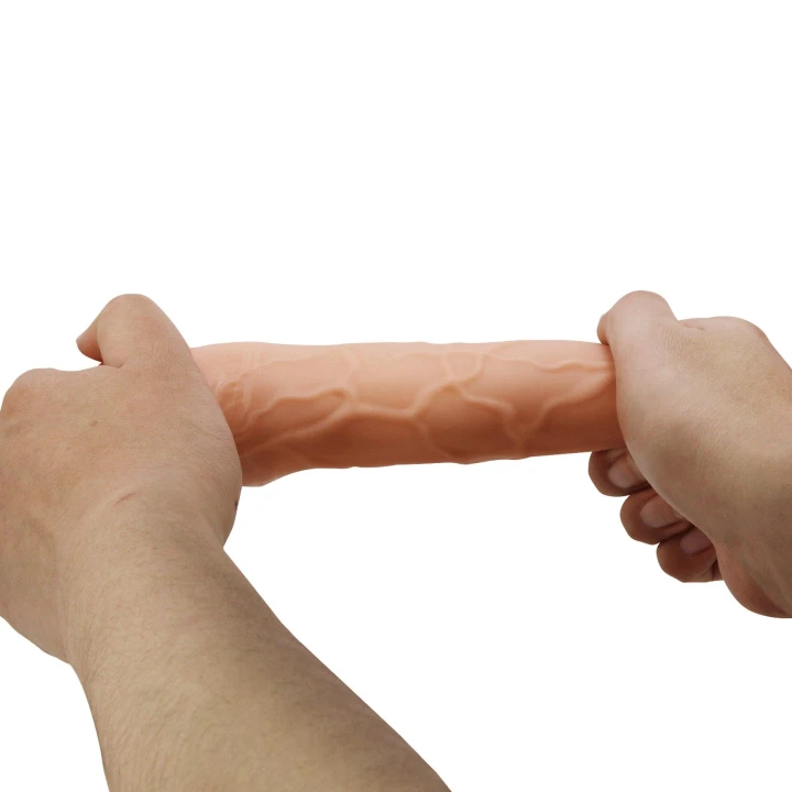 Nakładka na penisa - PRETTY LOVE Hani, TPR, elastyczny trzon, 35% dodatkowej tekstury