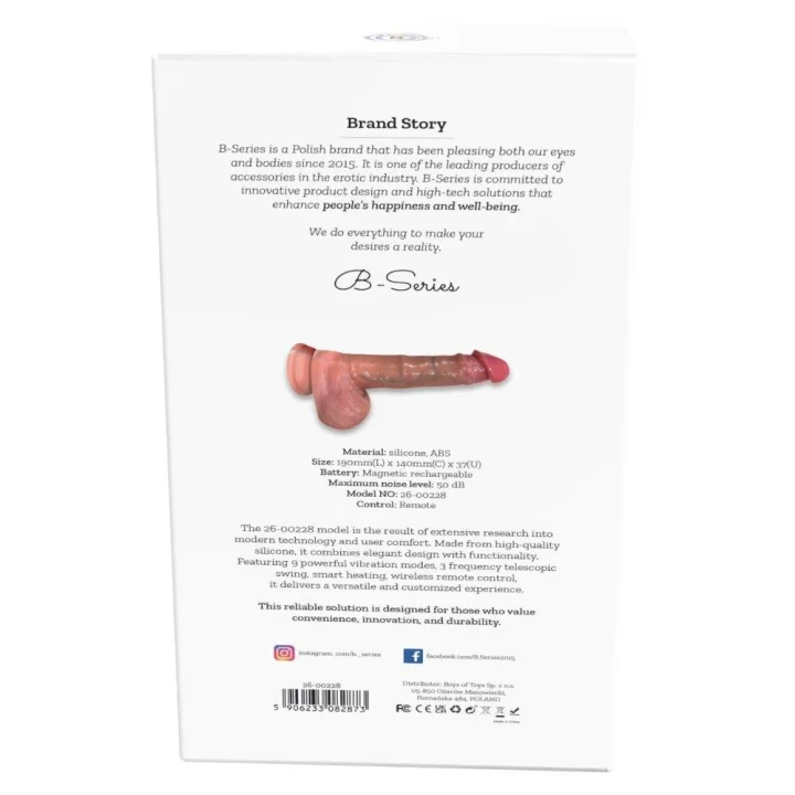 Wibrator - Ultra Thrust, silikonowy, 9 trybów wibracji, pilot zdalnego sterowania