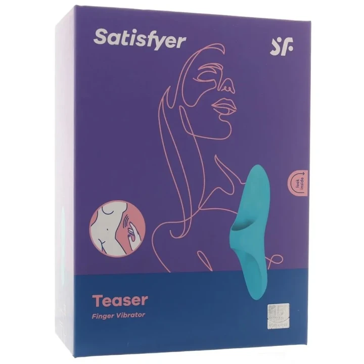 Stymulator łechtaczki Satisfyer Teaser - na palec, 12 trybów, wodoodporny silikon