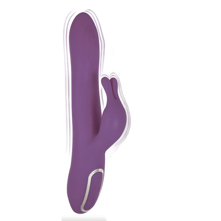 Wibrator królik Isabella, 24 cm, 5 funkcji, wodoodporny, USB Purple
