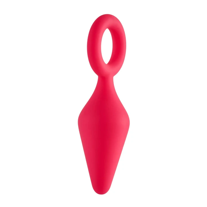 Korek analny Dreamtoys Love Signal – silikonowy, IPX8, 9 cm, pierścień bezpieczeństwa