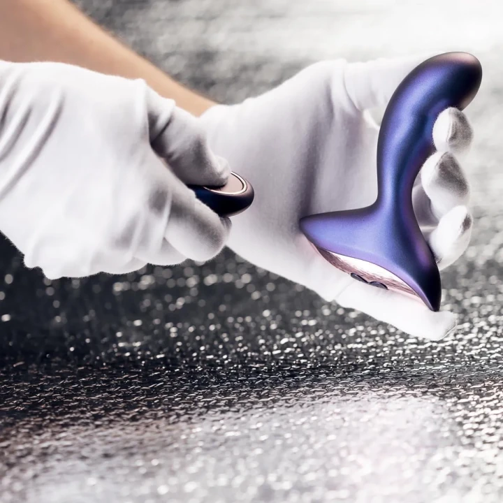 Wibrator analny Hueman - Silikonowy, 10 trybów wibracji, Bezprzewodowe sterowanie