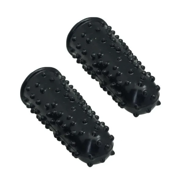 Stymulator łechtaczkowy Guaine Timeless - 7,6 cm, czarny, dla par, materiał TPE