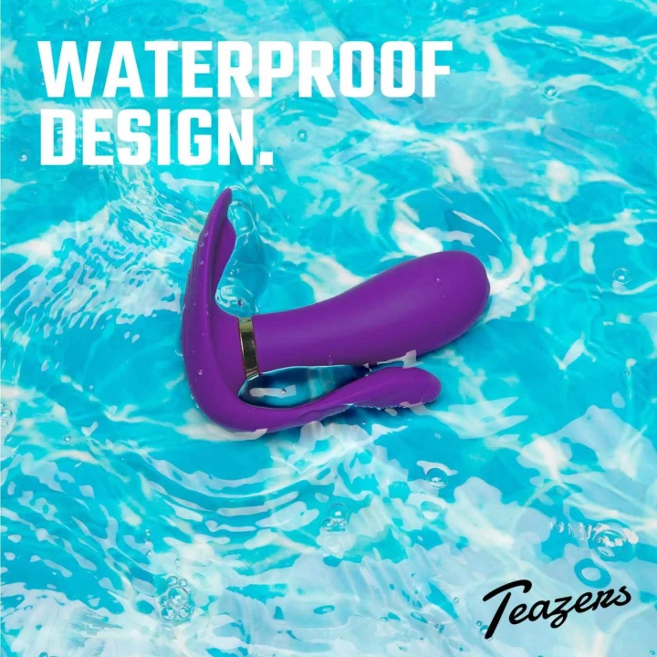 Wibrator - Purple Pleaser, wodoodporny, bezprzewodowy, z pilotem.