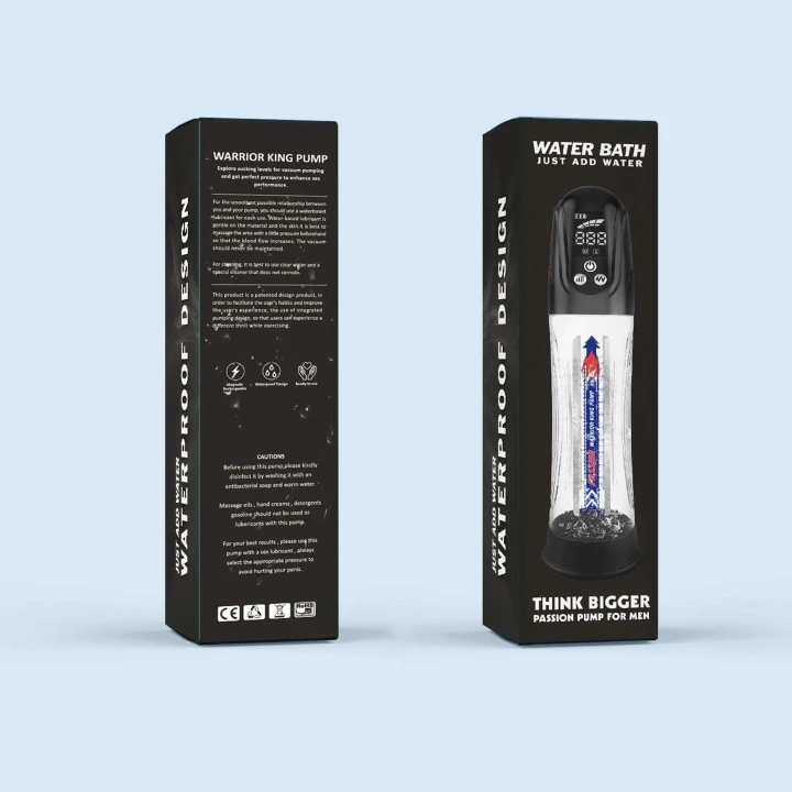 Pompka do wody, Pompka Wodna, 100% wodoodporna, wyświetlacz LCD, 4 prędkości