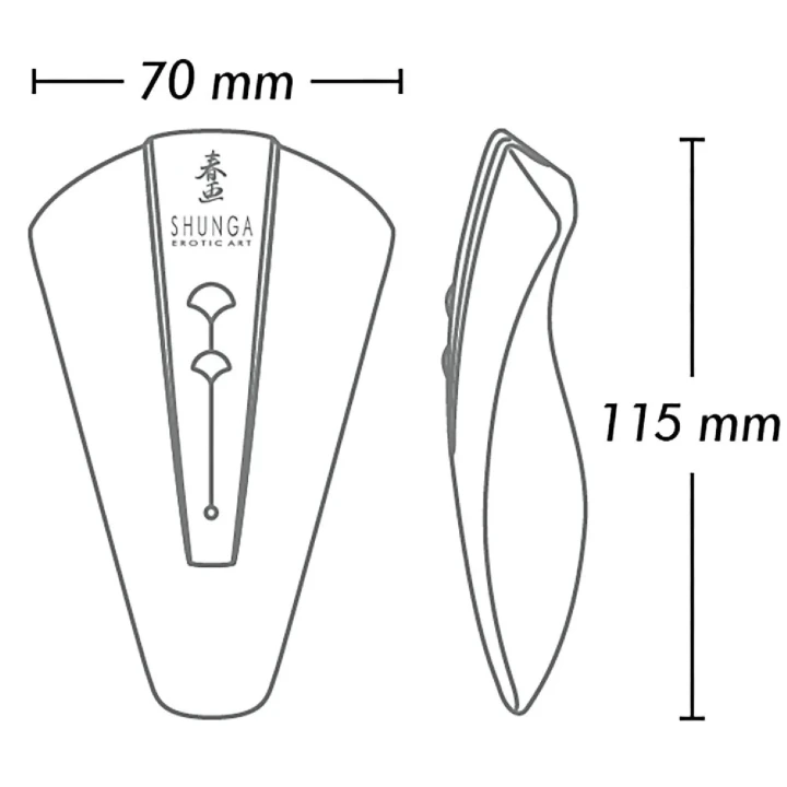 Wibrator intymny Obi Shunga, silikon medyczny, 10 trybów wibracji, wodoodporny