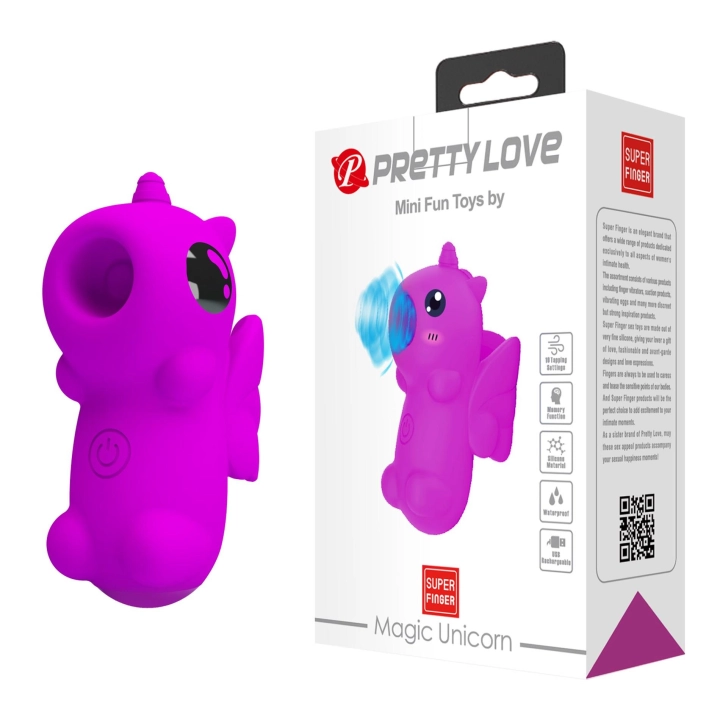 Stymulator łechtaczkowy MAGIC UNICORN, 10 trybów, pamięć, wodoodporny
