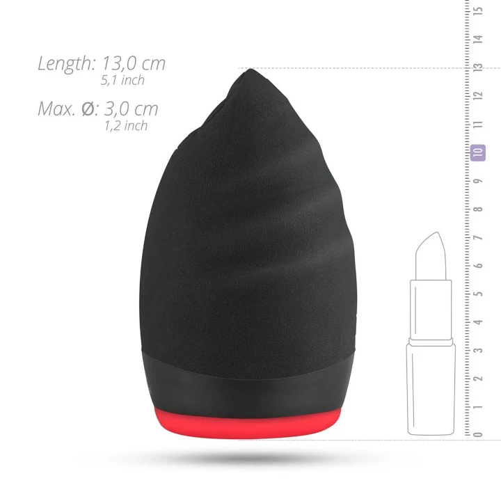 Masturbator Teazers - Wibrujący, Rozgrzewający, 9 Ustawień Wibracji, Silikonowy